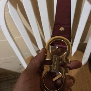 Ferragamo belt gold
